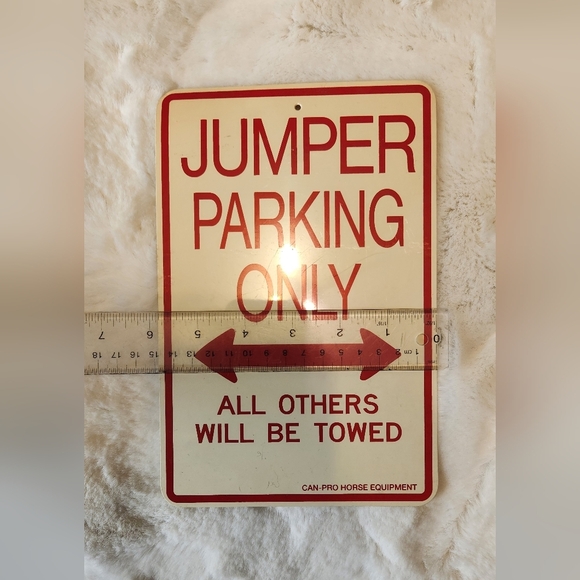 Jumper Parking Only Sign - Picture 3 of 4